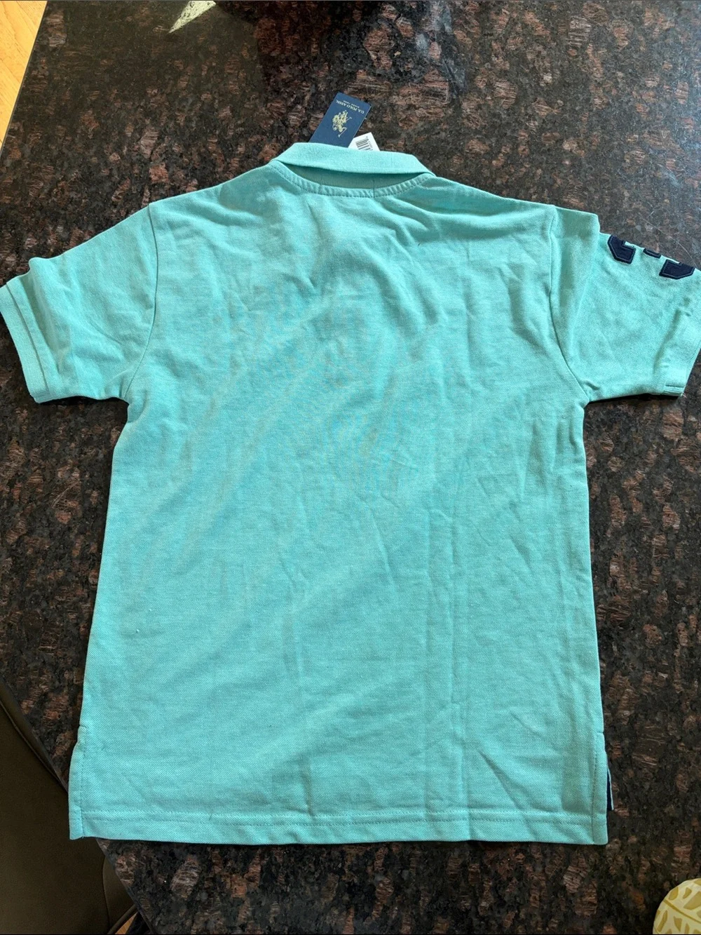 U.S. Polo Assn. Kids Polo Shirt in Aqua